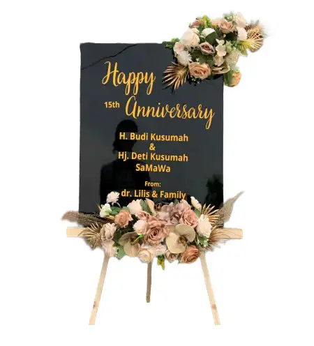 Papan Bunga Akrilik Akad Nikah Cibinong